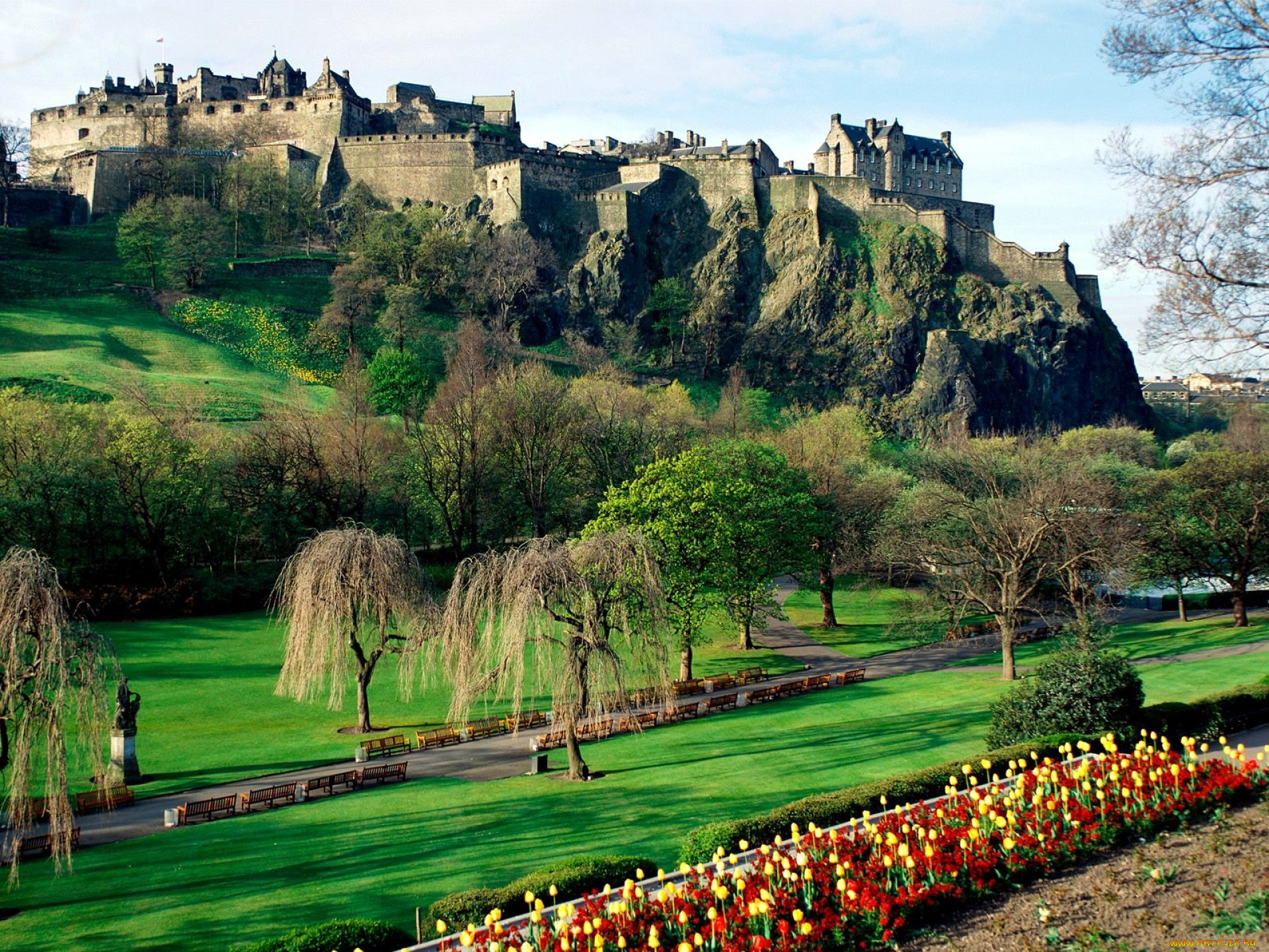 Шотландия. Эдинбургский замок Шотландия. Замок Эдинбург в Шотландии. 4. Эдинбургский замок (Эдинбург, Шотландия). Шотландия достопримечательности Эдинбургский замок.